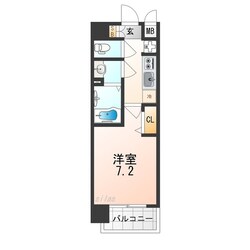 クリスタルグランツOSAKA　WEST　GATEの物件間取画像